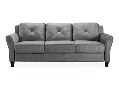 Lifestyle Solutions Harrington Loveseat, Black