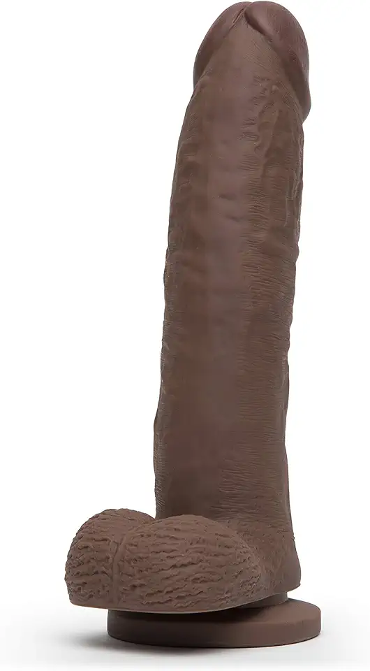 Lovehoney Lifelike Lover Ultra Realistic Dildo - 11 Inch - Large Suction Cup Dildo for Women with Balls - Harness Compatible Strap On