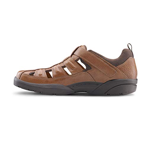 Dr. Comfort Fisherman Men's Therapeutic Diabetic Extra Depth Sandal Leather