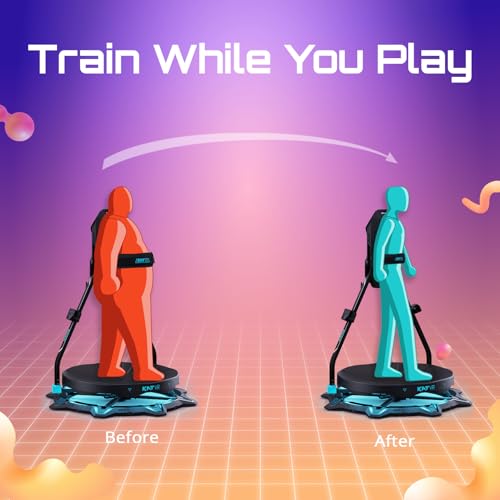 KAT Walk C2 CORE VR Treadmill | 360° Omnidirectional Walking Pad for Immersive Gaming & Home Fitness | Compatible with SteamVR, Oculus