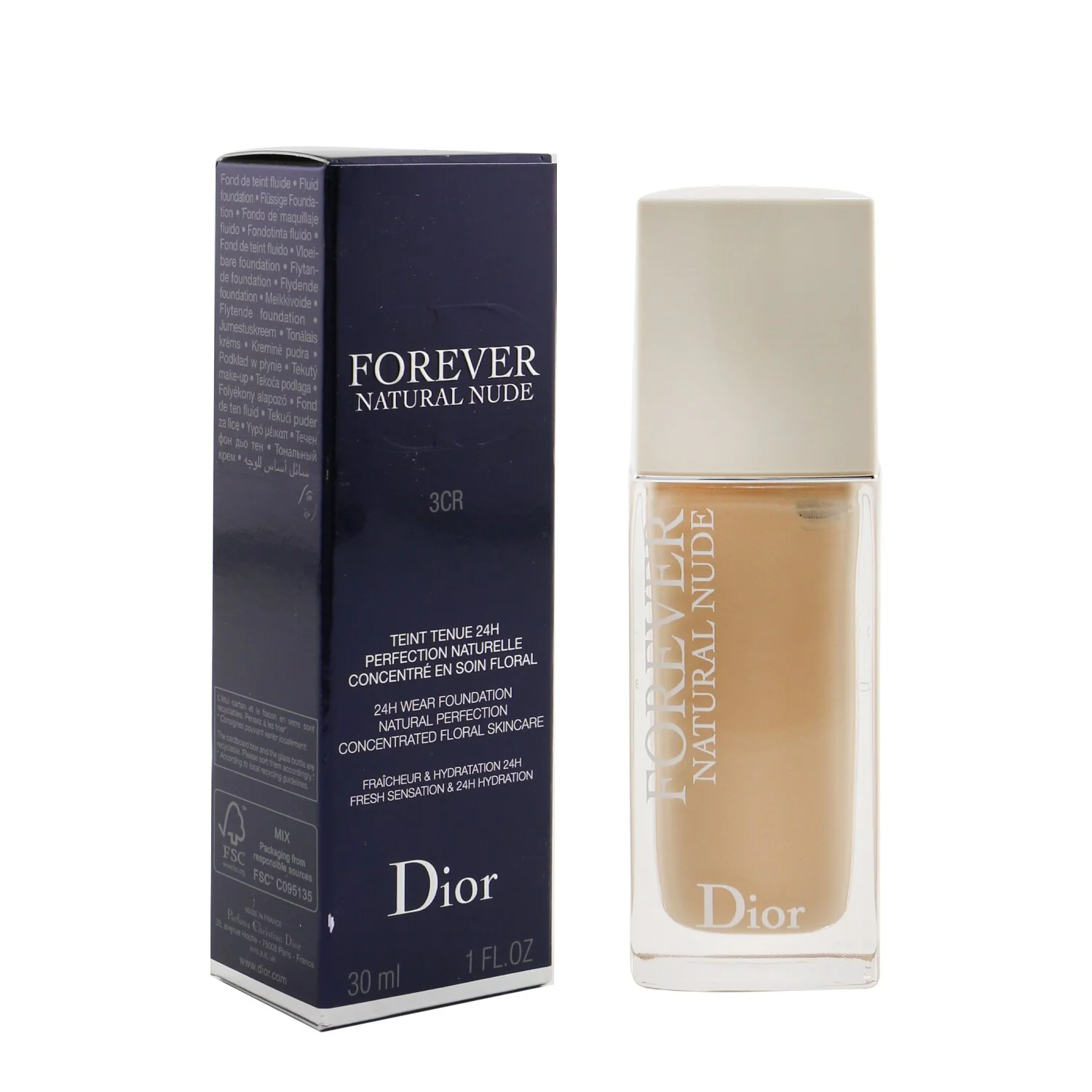Christian Dior Dior Forever Natural Nude 24H Wear Foundation - # 2W Warm  30ml/1oz