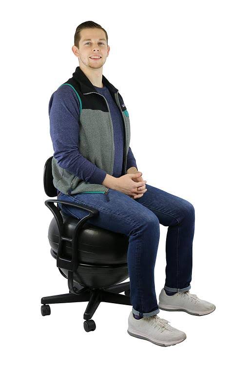 Cando Metal Ball Chair-With Arms