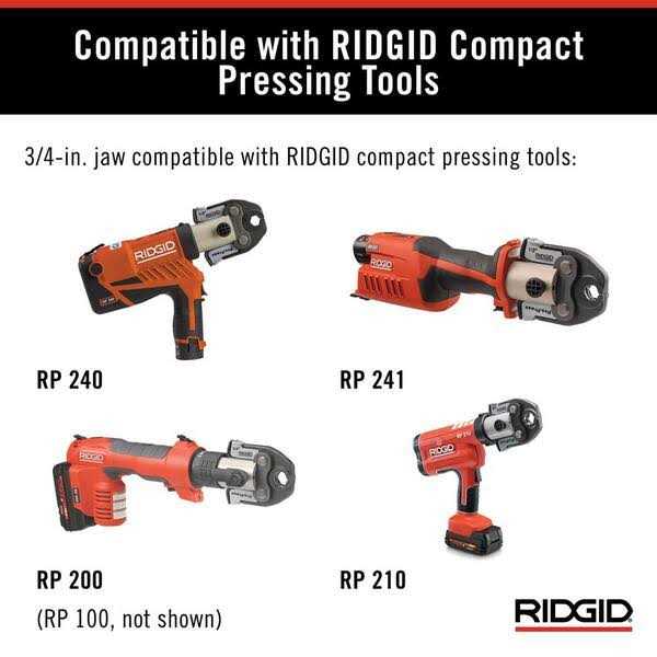 Ridgid 48438 MegaPress Compact Jaw