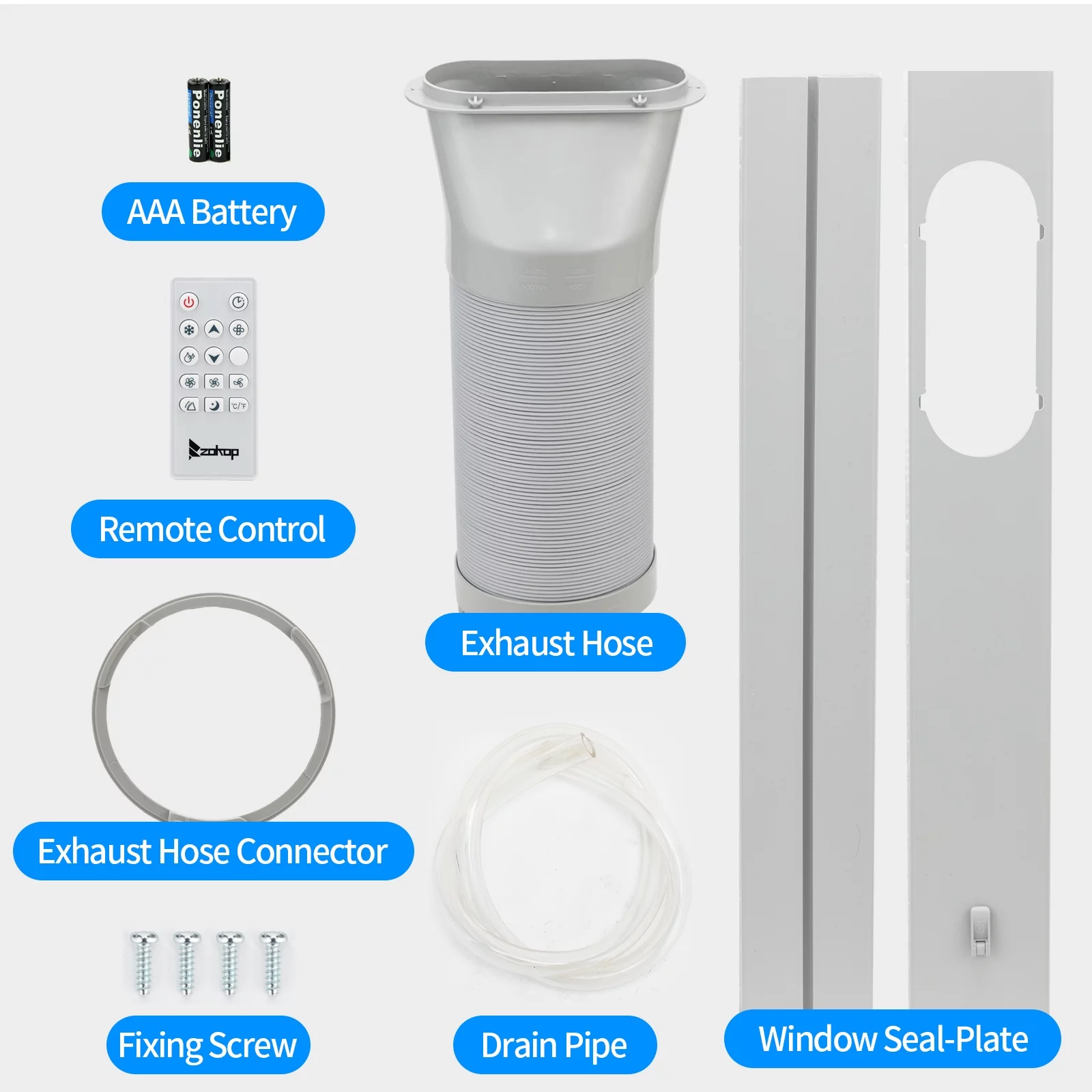 SamyoHome 8,000 BTU Portable Air Conditioner Dehumidifier Function