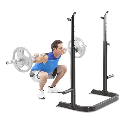 Marcy Olympic Workout Bench for Home Gym Strength Training Equipment with Preacher Curl Pad and Weight Rack Storage, White/Black