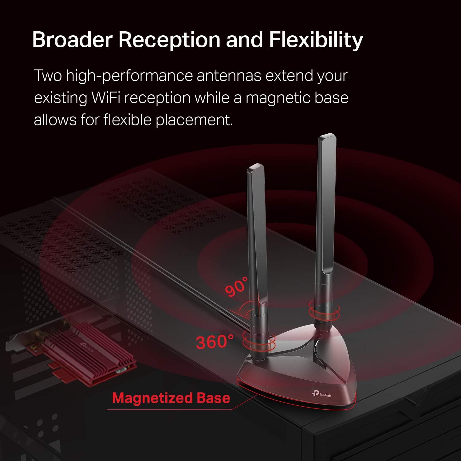 TP-Link WiFi 6 AX3000 PCIe WiFi Card (Archer TX3000E), Up to 2400Mbps, Bluetooth 5.0, 802.11AX Dual Band Wireless Adapter with MU-MIMO,OFDMA