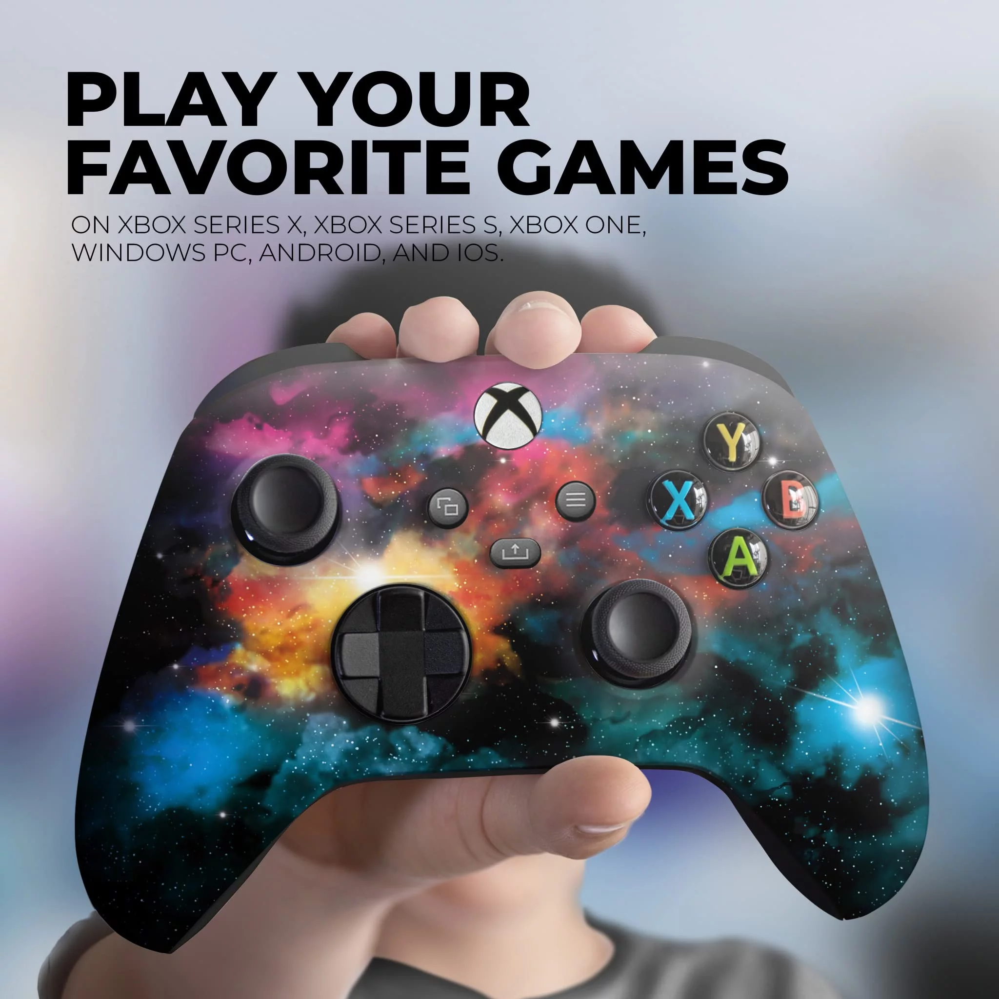 Dreamcontroller Wireless Xbox One Controller Galaxy Design, Compatible with Series X/S - Curated Treasures Market