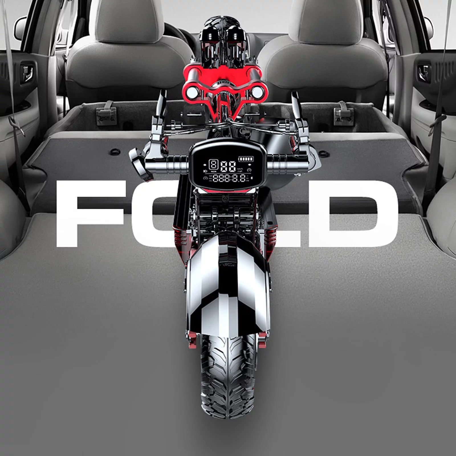 2000W 21ah off-road alloy electric scooter for adult，With large display screen, constant speed cruise Dual drive 12" tires