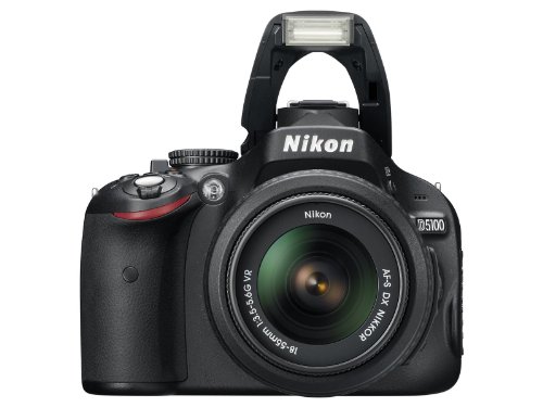 Nikon D5100 16.2MP Digital SLR Camera & 18-55mm VR Lens (Renewed)