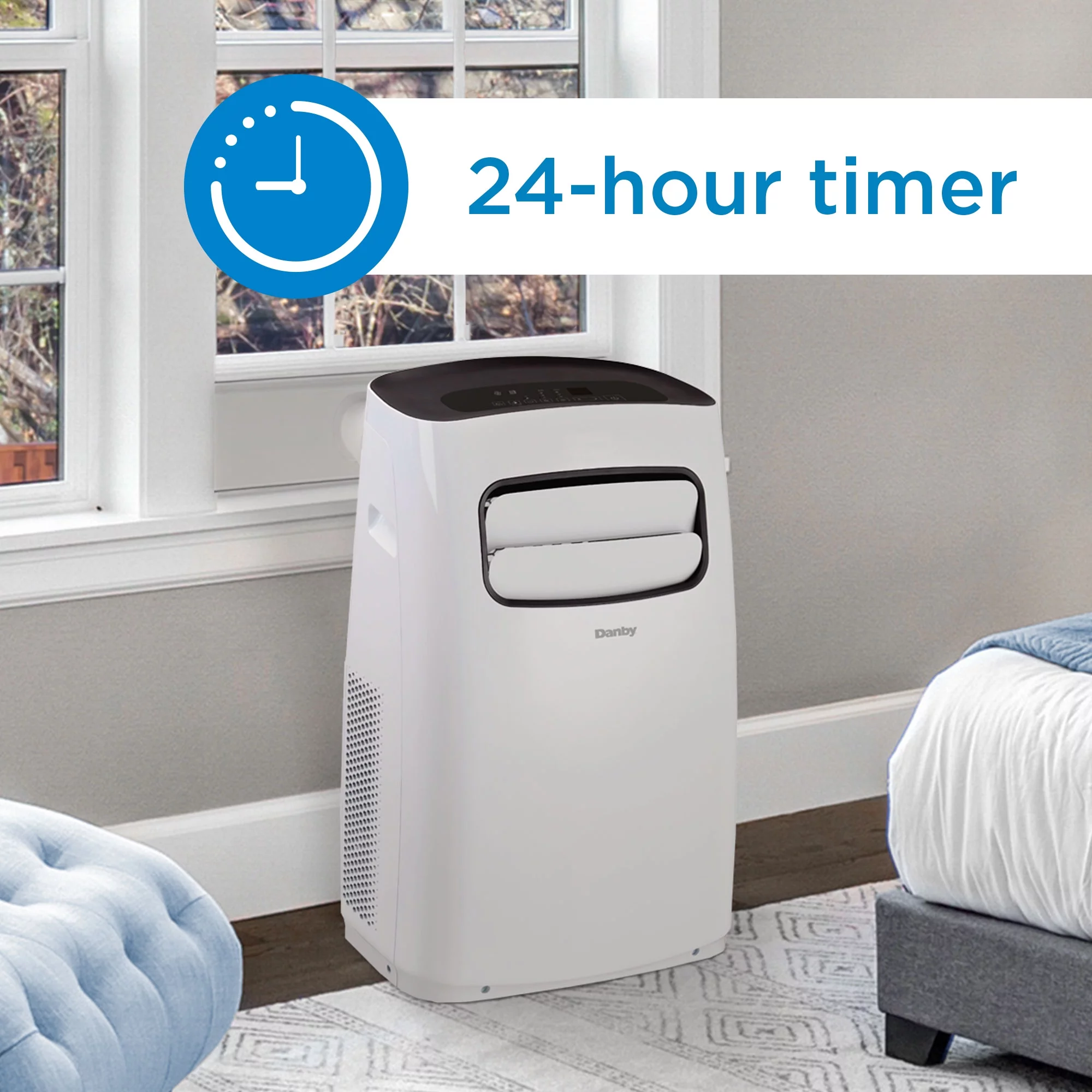 Danby DPA058B6WDB 5800 BTU (10000 ASHRAE) Portable AC in White