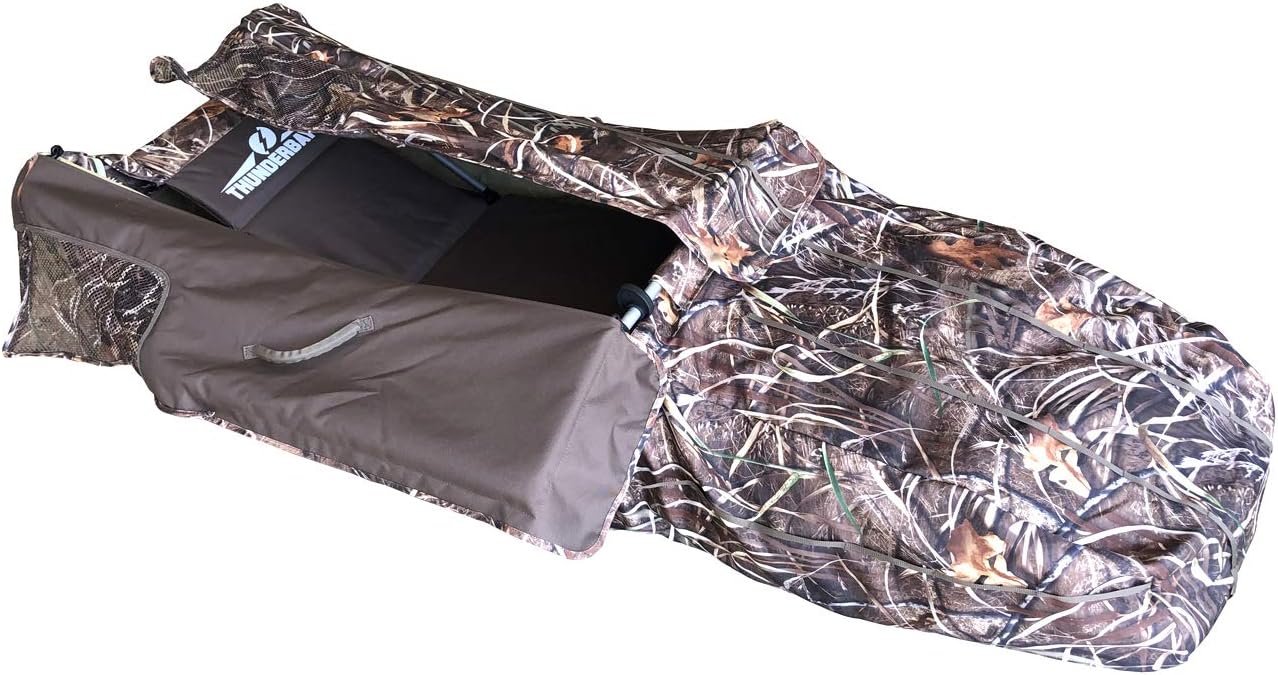 THUNDERBAY Band Collector Foldable Layout Blind, 600D Polyester Hunting Blind for Duck Hunting, 82" Long 27" Wide 17.5" Tall
