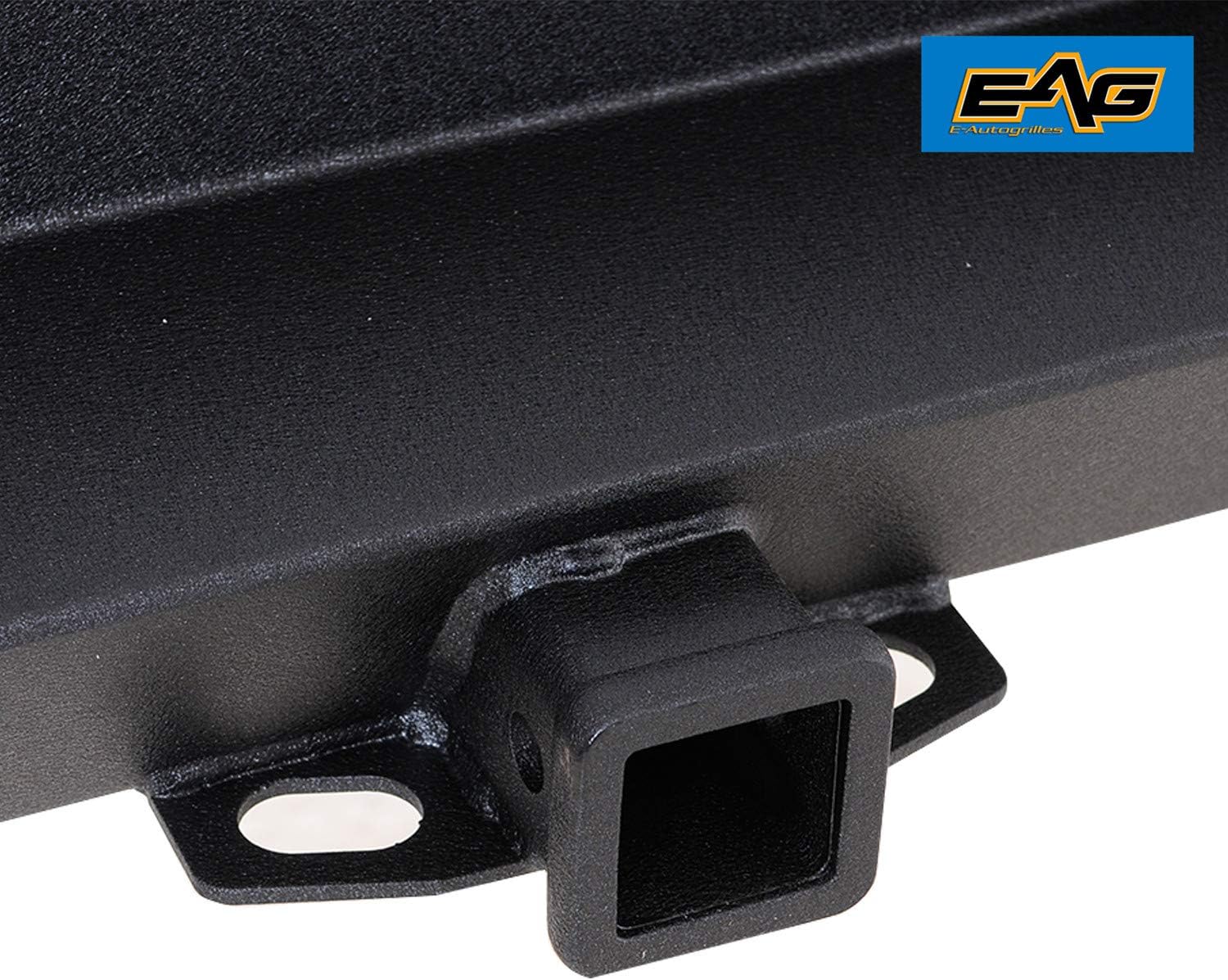 EAG Rear Bumper with Tire Carrier Linkage 2 Hitch Receiver Offroad Fit for 2007-2018 Wrangler JK