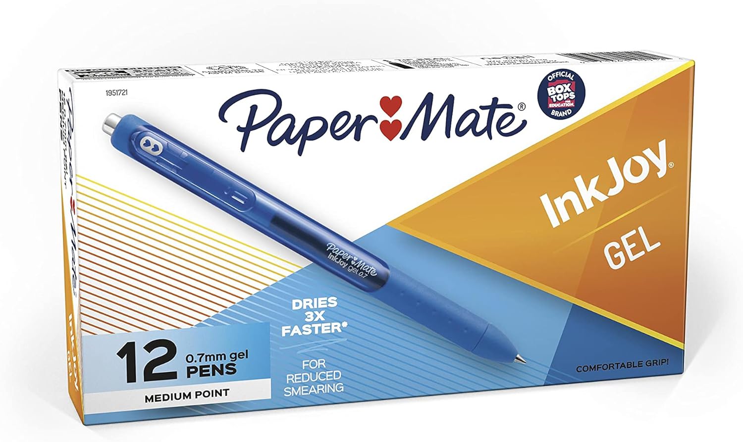 Paper Mate InkJoy Gel Pens, Medium Point (0.7mm), Black, 36 Count Pack of 2