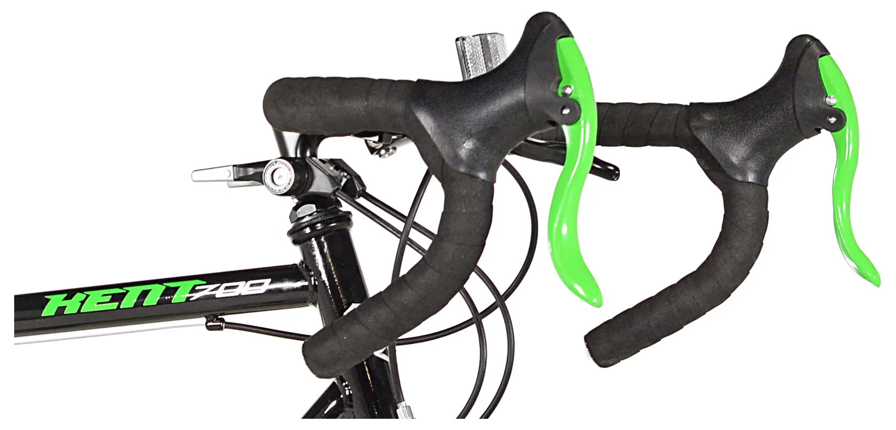 Kent 700c RoadTech Men's Bike, Black/Green