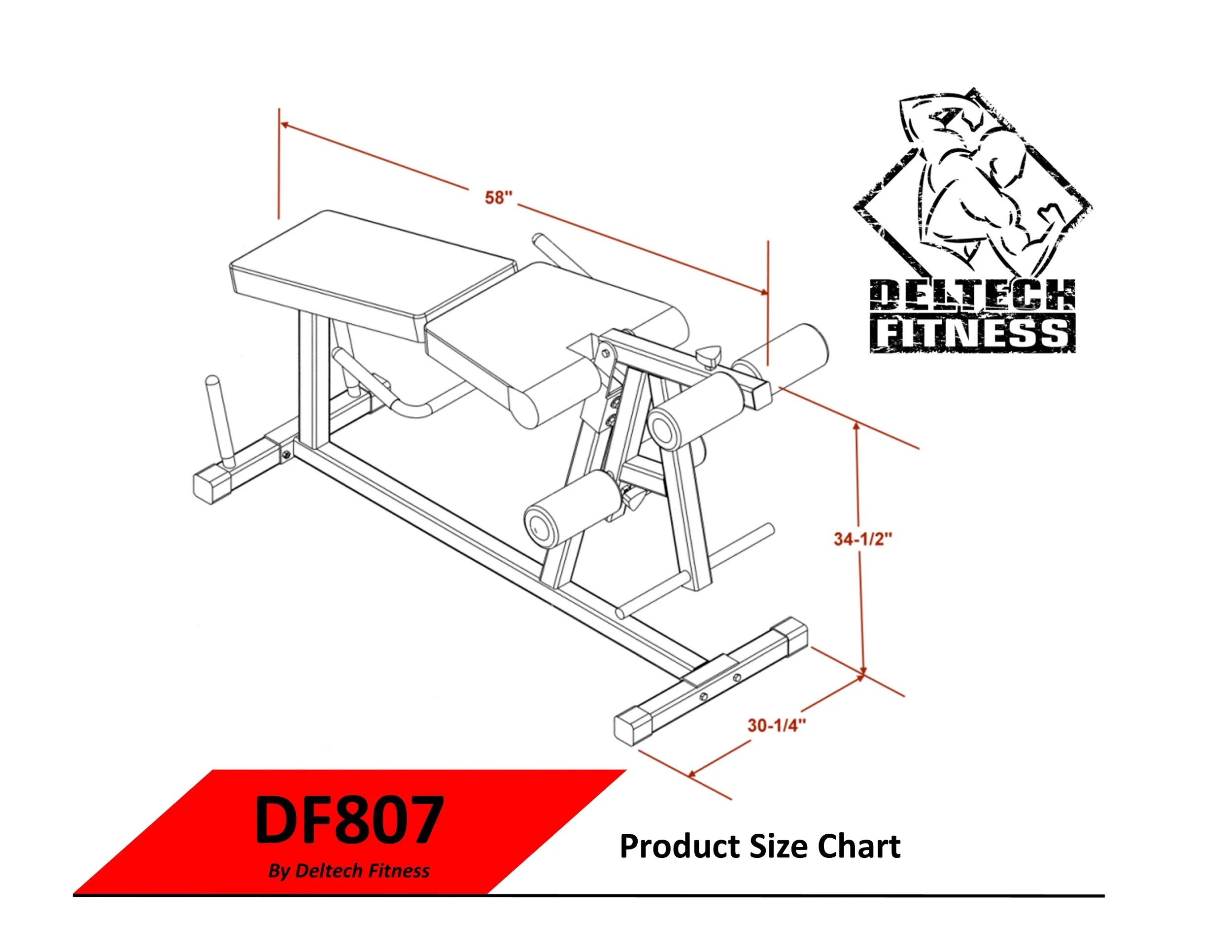 Deltech Fitness Leg Extension/Leg Curl Machine Model #DF807, Olympic or Standard Weight Plates