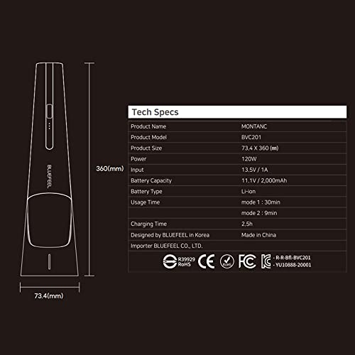Bluefeel Handheld Cordless Lightweight Portable Vacuum Cleaner