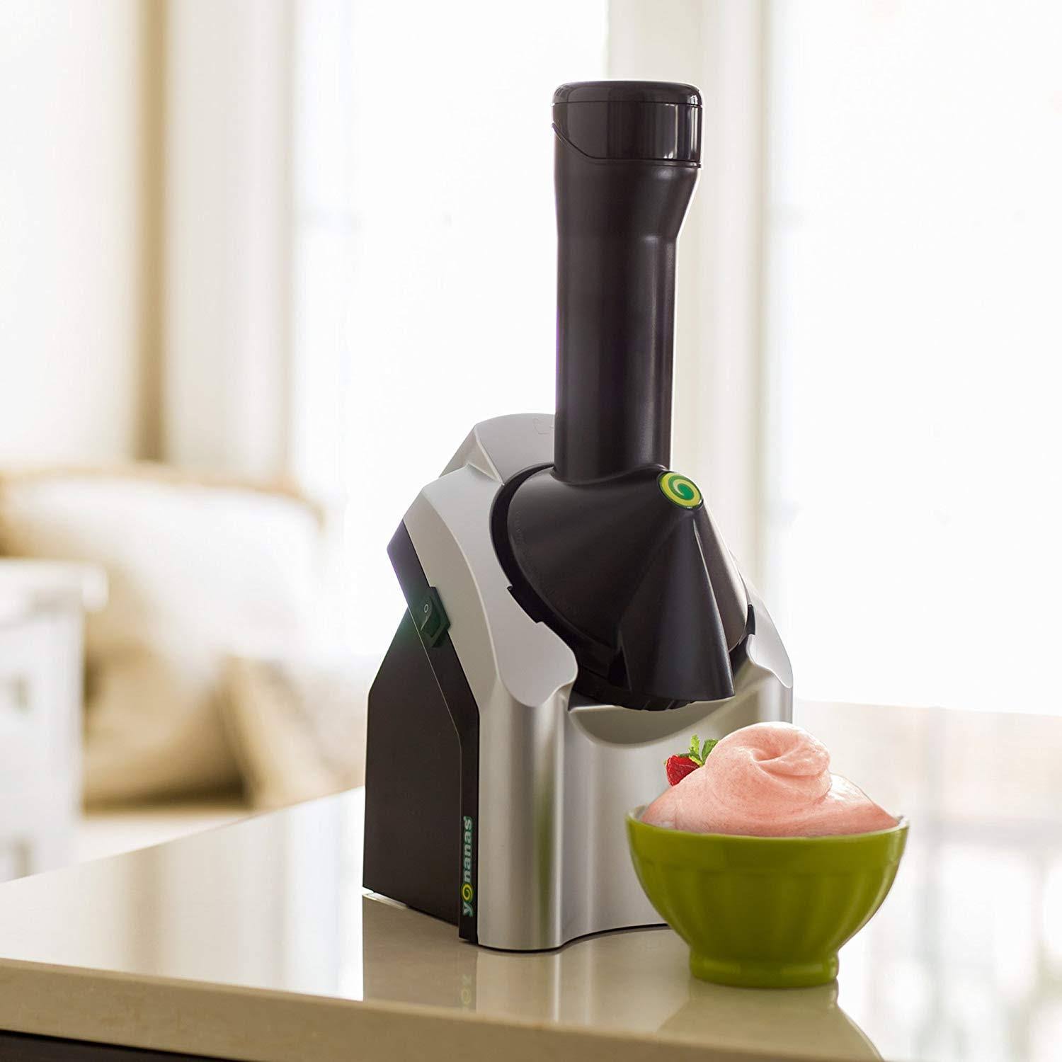 Yonanas 902 Classic Original Healthy Dessert Fruit Soft Serve Maker Creates Fast