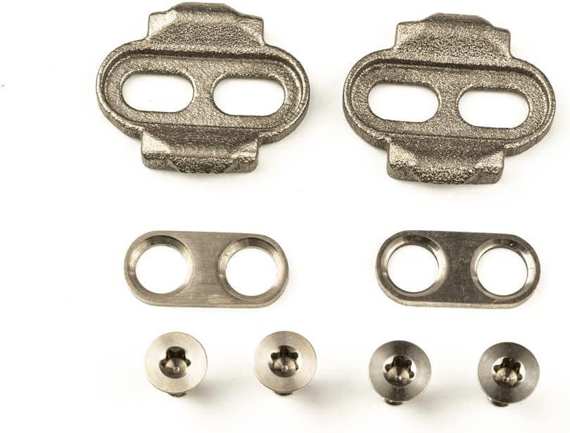 SILCA 3D Printed Titanium Cleat kit | Crank Brothers MTN Pedals | Titanium Hardware Included Pack of 2