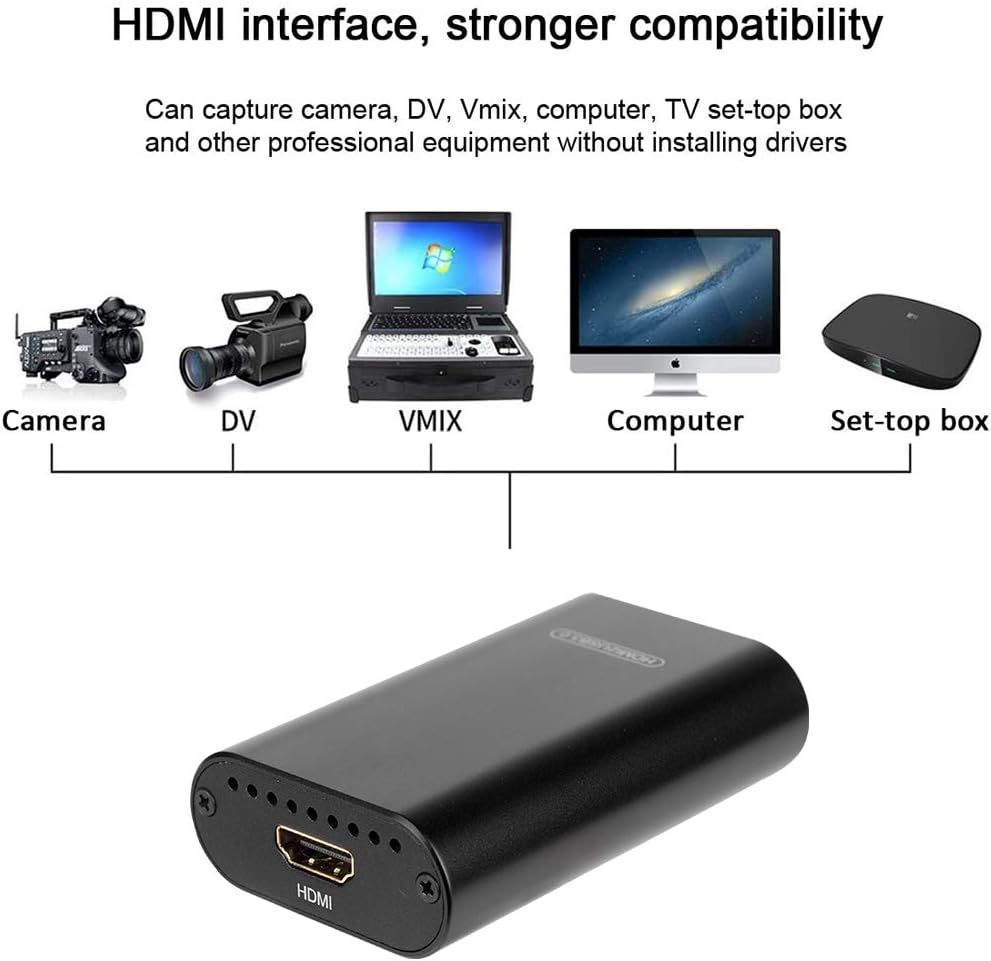 SDTNOVA HDMI SDI Video Capture USB3.0 Capture Video Card 360MB/s for Windows Linux OS X MAC 1080P 60 UVC YUV422 PnP Live Streaming Convert PC USB