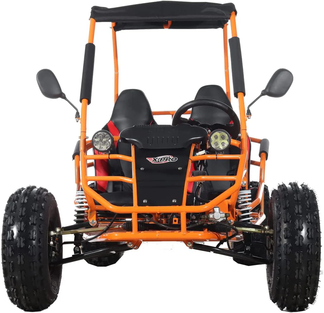 X-Pro Brand New 125cc Gas Powered Go Kart 3 Semi-Automatic Transmission w/Reverse Big 18/19 Wheels