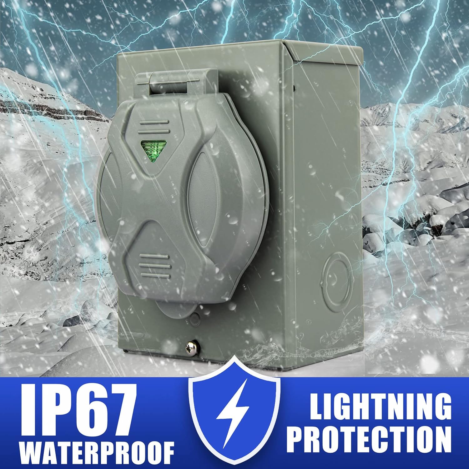 RISTOW 50 Amp Generator Power Inlet Box