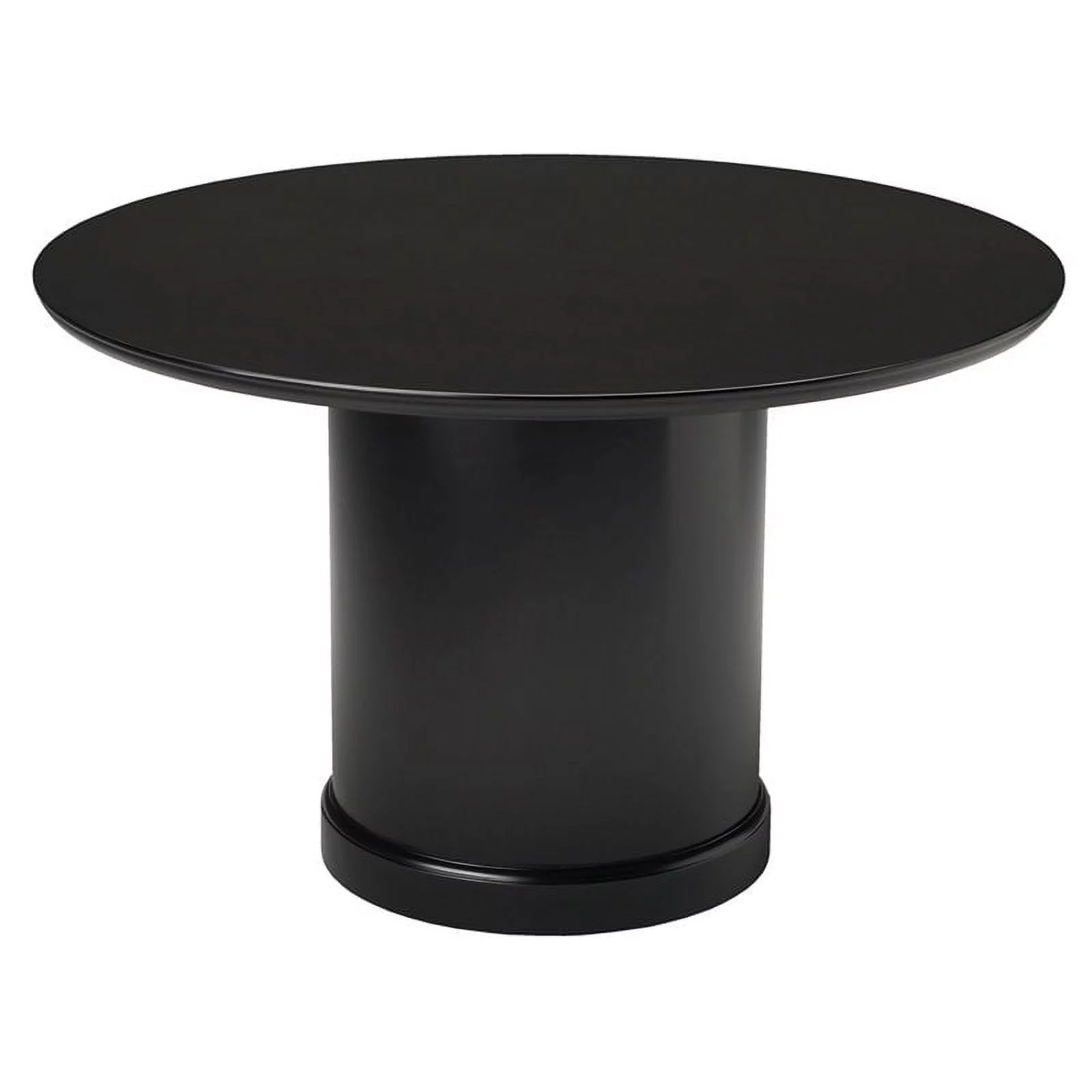 Safco Sorrento 4' Round Conference Table with Column Base in Espresso