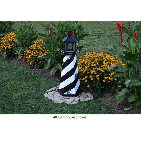 Backyard Crafts Cape Hatteras NC Replica Lighthouse - 5&