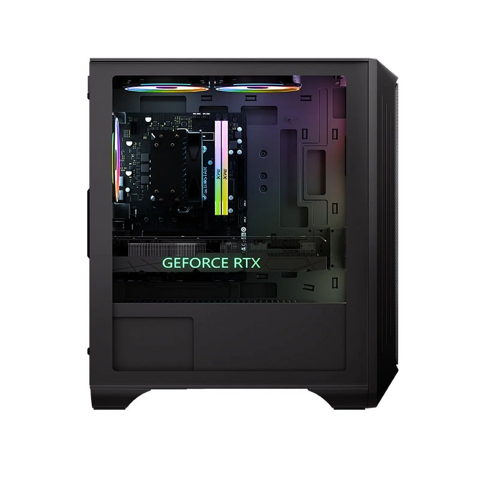 ipason Gaming Desktop: Intel Core i5-13400F, RTX 4060, 16GB DDR5, 1TB M.2 NVMe Gen3, RGB Fan Cooling, 650W 80+ Gold,Wifi,DIY Friendly