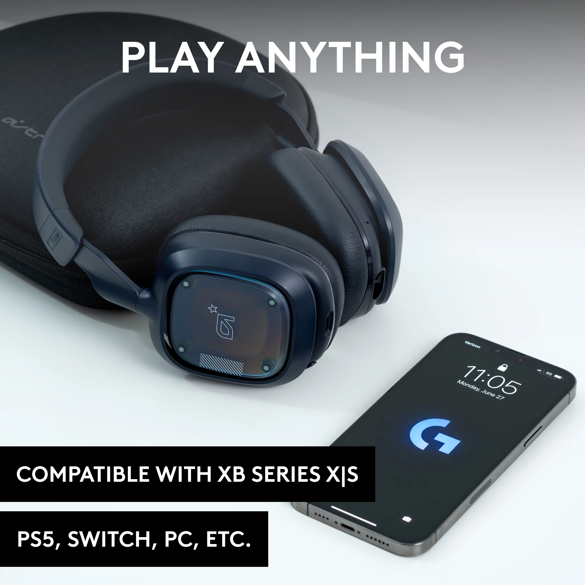 Logitech G Astro A30 LIGHTSPEED Wireless Gaming Headset, Bluetooth Enabled, Dolby Atmos, Detachable Boom, 27h Battery, USB-C Charging, for Xbox