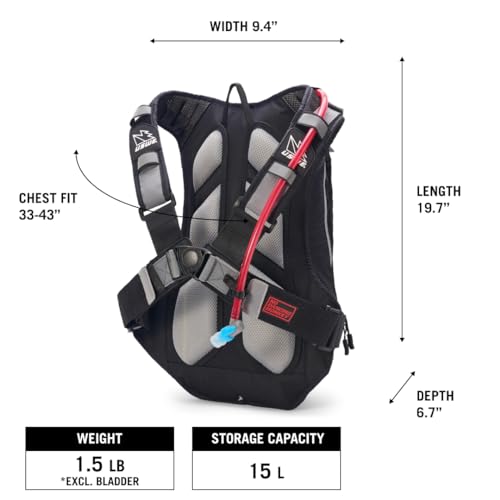 USWE Unisex – Adult's Airborne Hydration Backpack