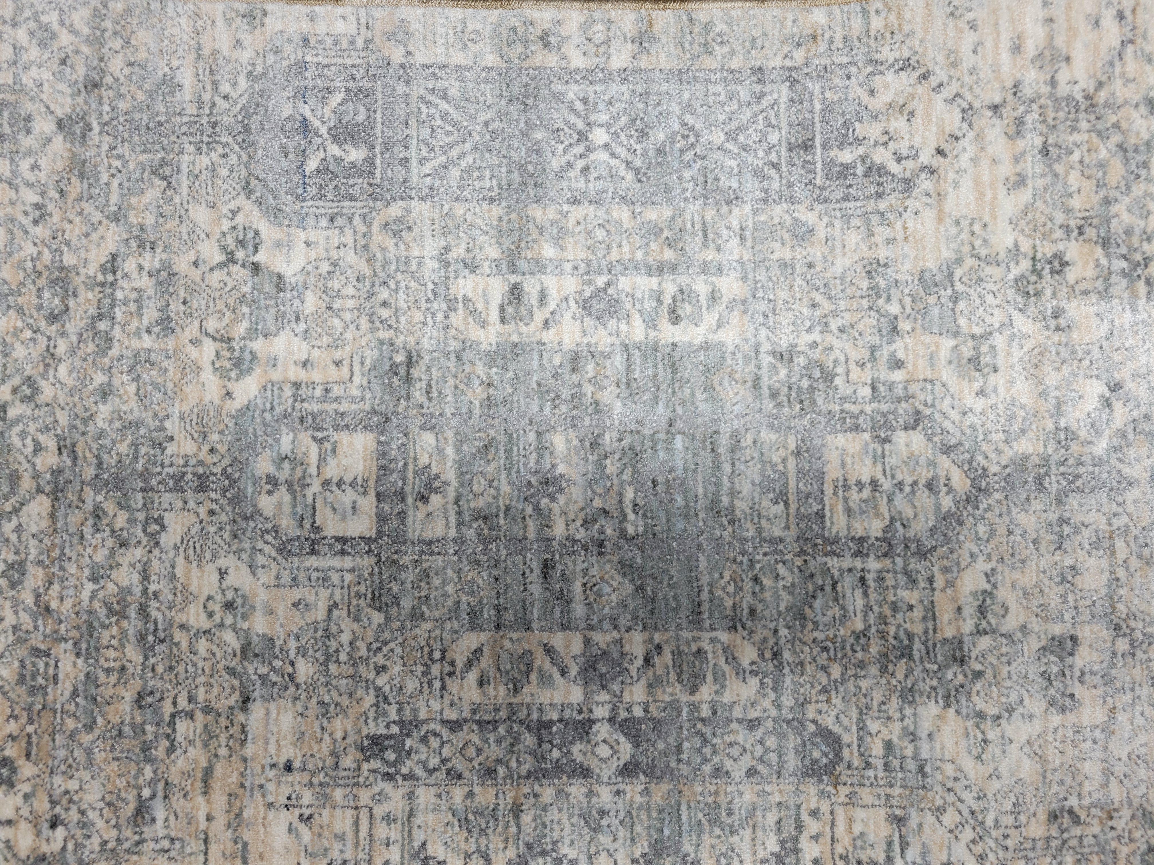 Loloi Rug Pandora Ivory Mist 2' x 3'4'' Power Loomed from Turkey, Entry Way Area Rug Modern Antique