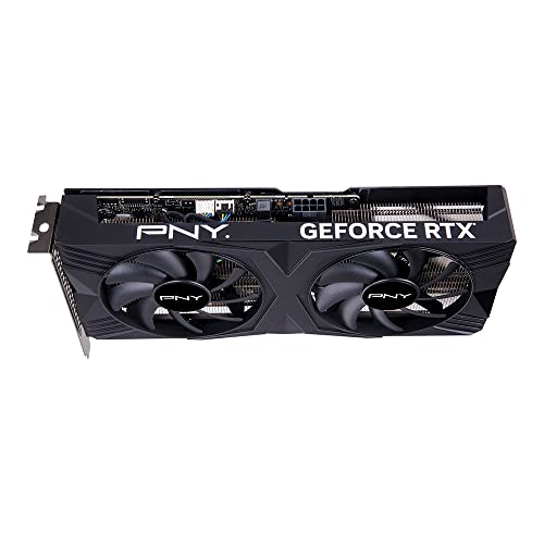 PNY GeForce RTX&trade; 4060 Ti 8GB Verto&trade; OC Dual Fan Graphics Card DLSS 3 (128-bit, PCIe 4.0, GDDR6, HDMI/DisplayPort, Supports 4k, 2 Slot)