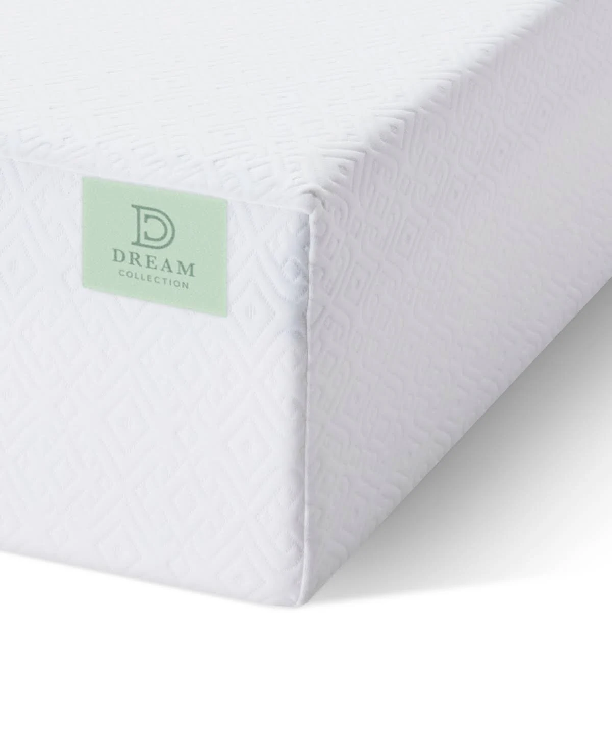 Lucid Dream Collection 10 in Gel Memory Foam Mattress - White - Twin