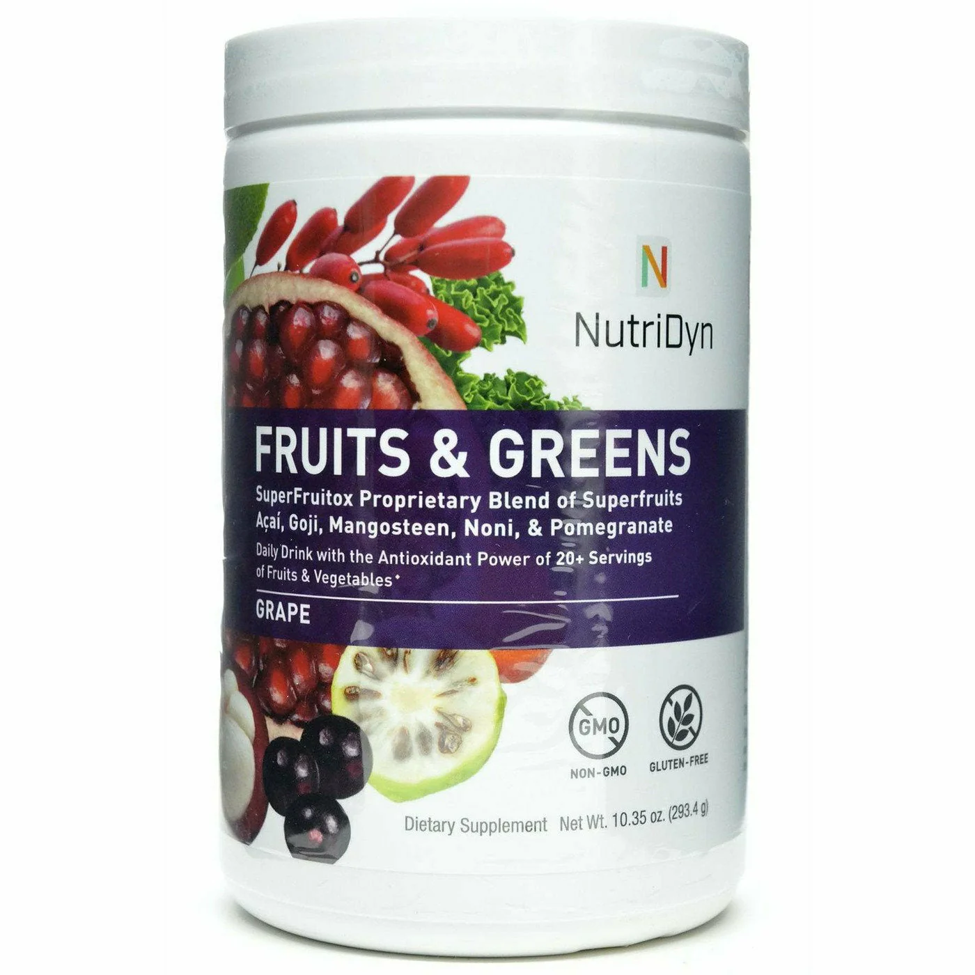 Fruits & Greens Grape Flavor by Nutri-Dyn - Kansas Nuitrition - HNZSDS