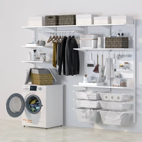 KoolMore 2.7 Cu. ft. All-in-One Washer & Dryer Combo in White.