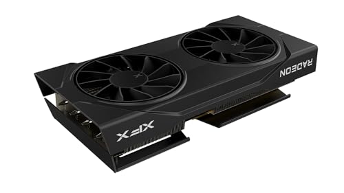 XFX Swift AMD Radeon RX 9060 XT OC Gaming Edition with 8GB GDDR6 HDMI 2xDP, AMD RDNA 4 RX 9060XT RX-96TSW8GBA