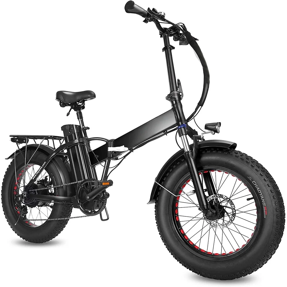 Yoloway Mars Fat Tire Electric Bike for Adults, 500W Folding Electric Bicycle with 624WH Removable Battery