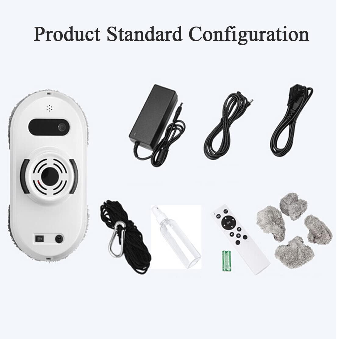 80W Automatic Window Cleaning Robot, Window Vacuum Cleaner Smart Glass Cleaning Robotic