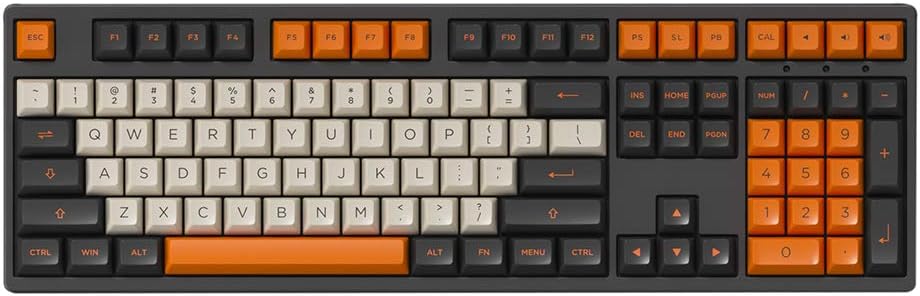 EPOMAKER AKKO LA 158 Keys ASA Profile Double-Shot PBT Full Keycaps Set, with Custom Storage Box for Mechanical Keyboard (LA ASA Keycaps)