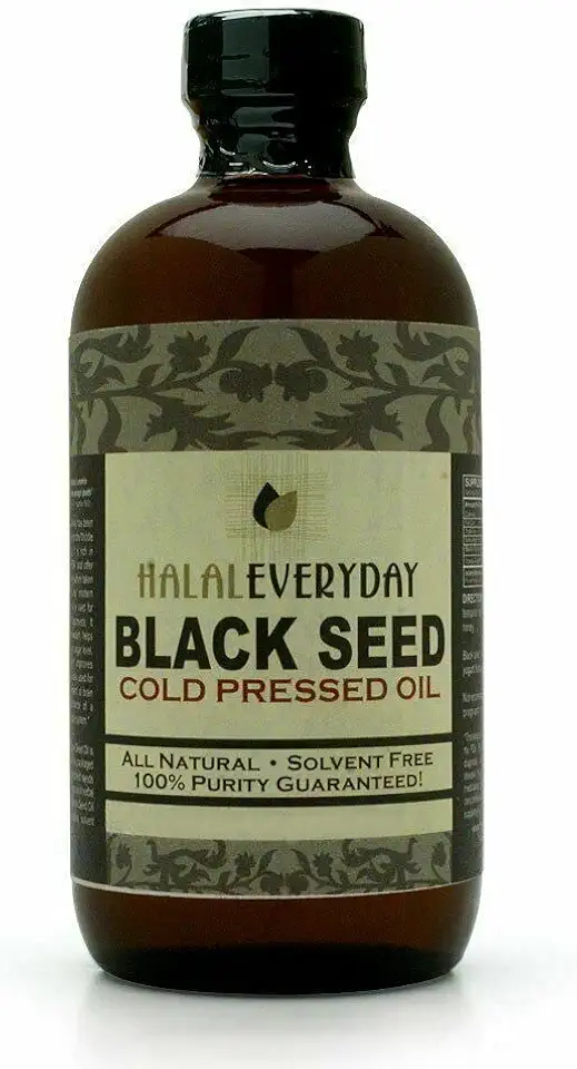 BLACK SEED OIL - 16 oz glass bottle. 100% Pure & Cold-pressed. Unfiltered, Undiluted