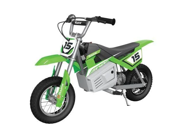 Razor Dirt Rocket Kids Electric Motocross Motorcycle Bikes, 1 Green u0026 1 Blue, Green and Blue
