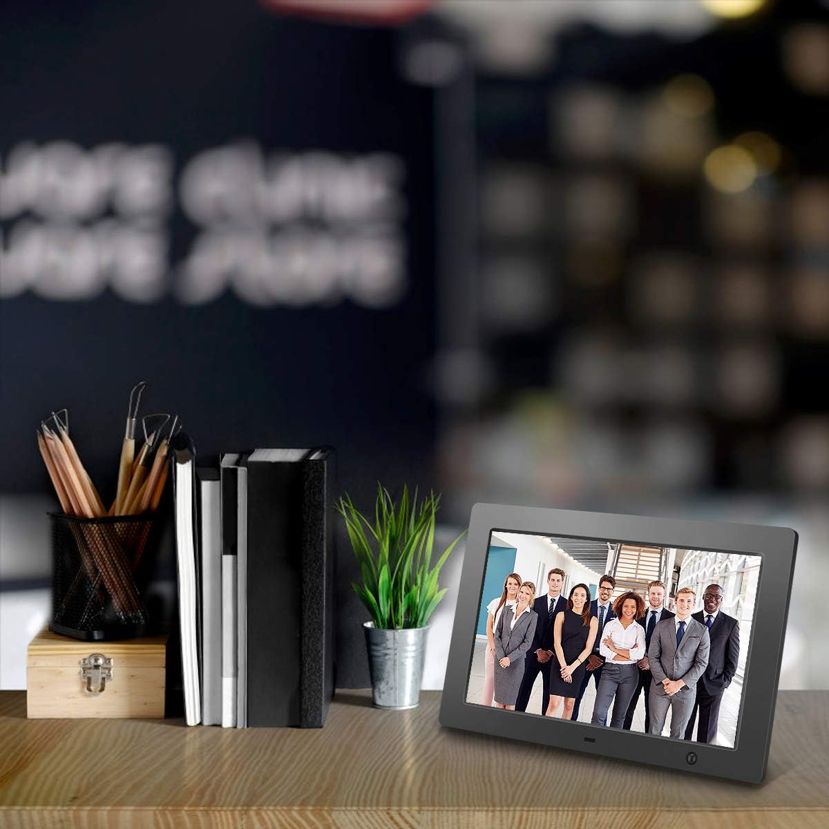 Digital Frame for Photos 10 inch with Slideshow Digital Picture Frame with HD IPS Display Picture Frame with Motion Sensor/Video/Background