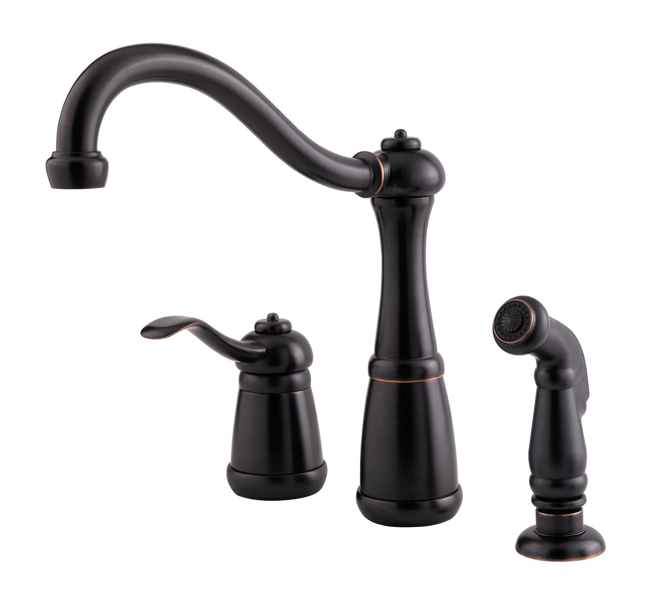 Pfister Marielle Single Handle Kitchen Faucet - Tuscan Bronze