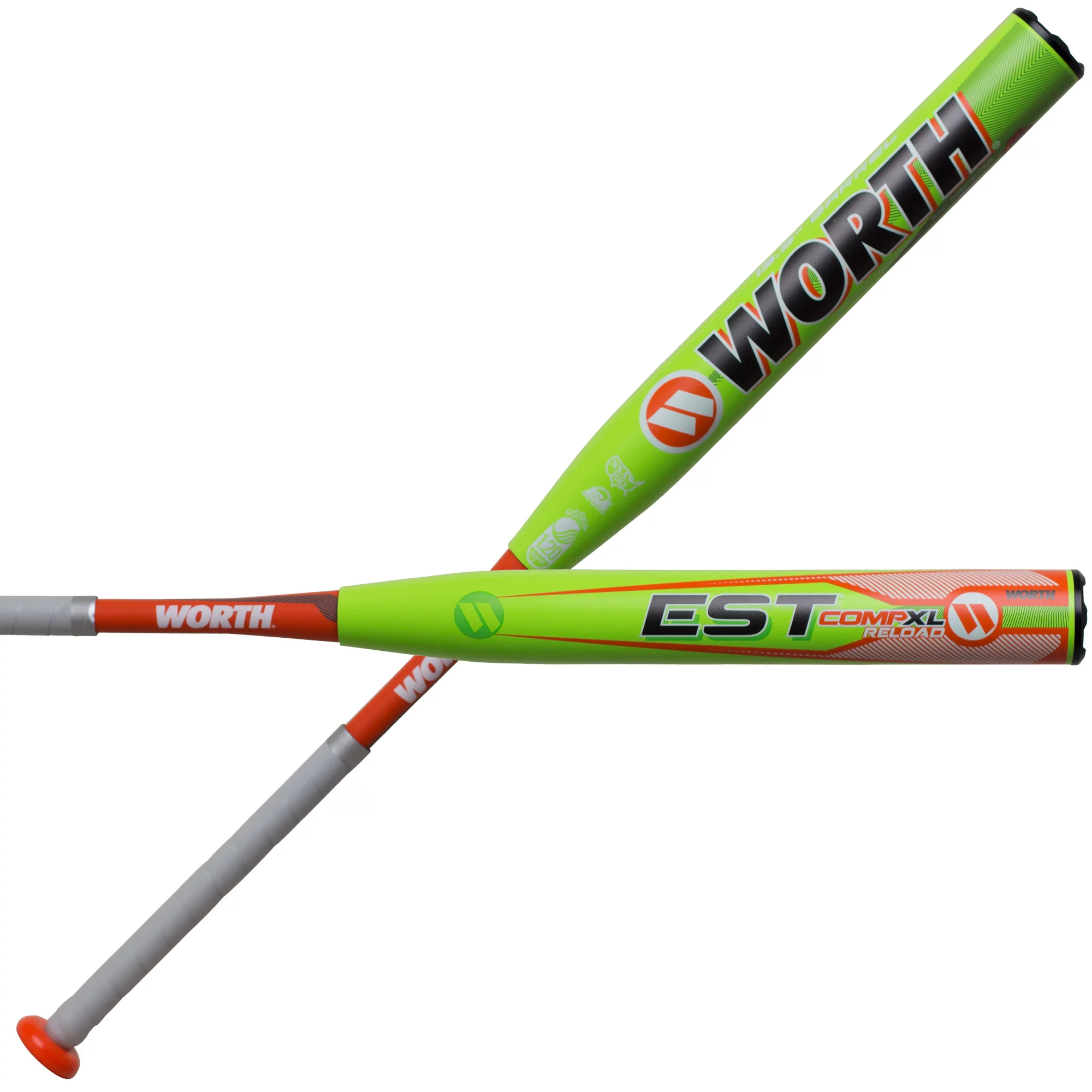Worth EST COMP XL USSSA Slowpitch Softball Bat, 34" - Curated Treasures Market