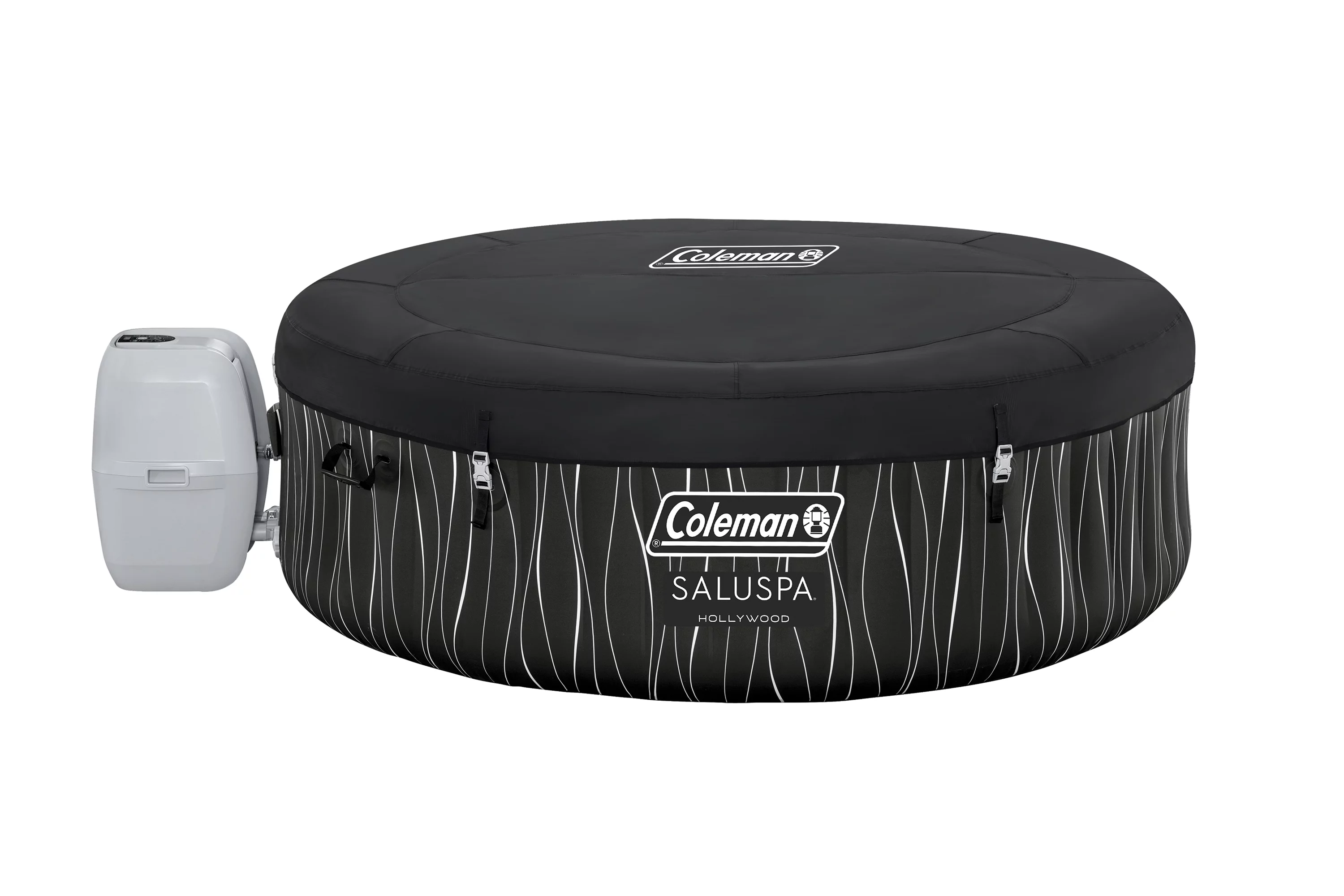 Coleman Hollywood Luxe AirJet 240 gal. Winter Inflatable Hot Tub with LED Lights, Maximum Temperature of 104˚F