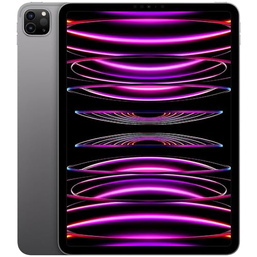 2022 Apple iPad Pro (11-inch, Wi-Fi, 128GB) - Space Gray (Renewed)