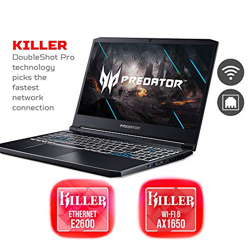 Acer Predator Helios 300 Gaming Laptop, Intel i7-10750H, NVIDIA GeForce RTX 2060 6GB, 15.6" Full HD 144Hz 3ms IPS Display, 16GB Dual-Channel DDR4