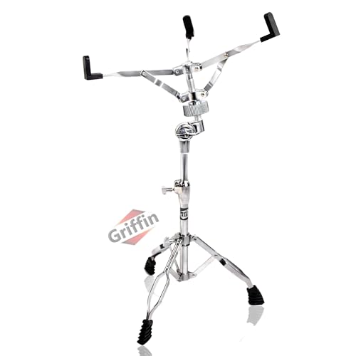 Griffin 6 Piece Drum Hardware Pack (Percussion TiltPro X Edition) – Full Stand Kit with Snare, Hi-Hat, Cymbal Boom