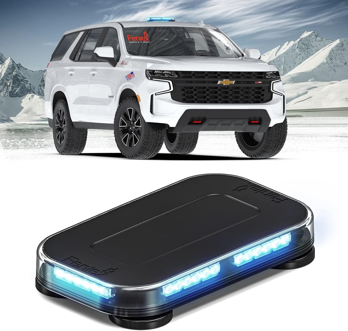 Feniex Industries - Fusion-S Mini Lightbar With Controller (Amber)