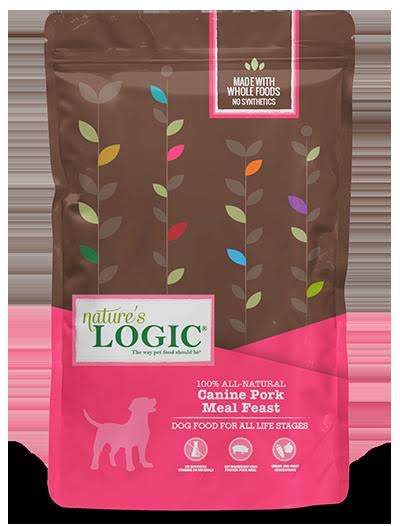 Nature&s Logic Canine Pork Meal Feast Dry Dog Food - 25-lb